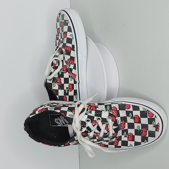 Vans- Tennis Sneakers - Doheny Cherry Blossoms Checkerboard Size 7 - Picture 8 of 10